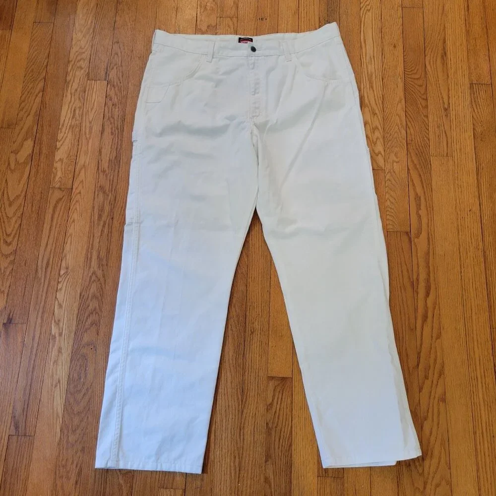 Wrangler Workwear White 40x32 Carpenter Pants Painter Construction Jean Denim Ca